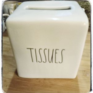 NWOT Rae Dunn "TISSUES" box